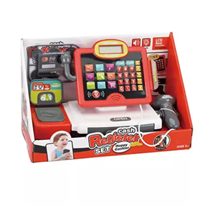اسباب بازی صندوق فروشگاهی کودک قرمز supermarket cashier toys BSCI Five Star_اسباب بازی